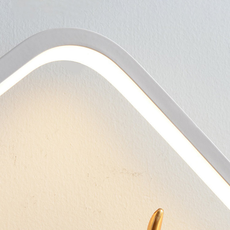 Moderner Stil Geometrischer Schatten Wandleuchten Metall 1 Lichtwandmontierte Beleuchtung