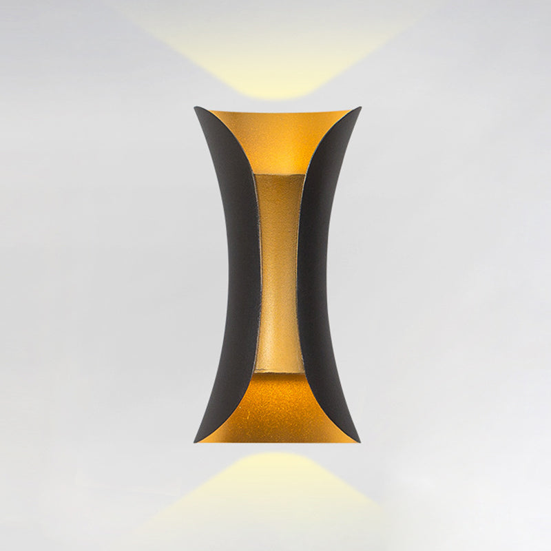 Moderner Stil Geometrischer Schatten Wandleuchten Metall 2 Leuchten Wandmontierte Beleuchtung