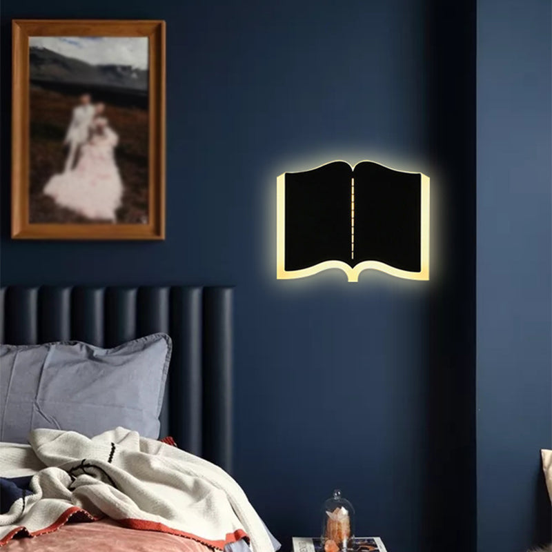 Buch Schatten Metall Wandleuchten moderner Stil 1 Leichtem Wandmontage Beleuchtung