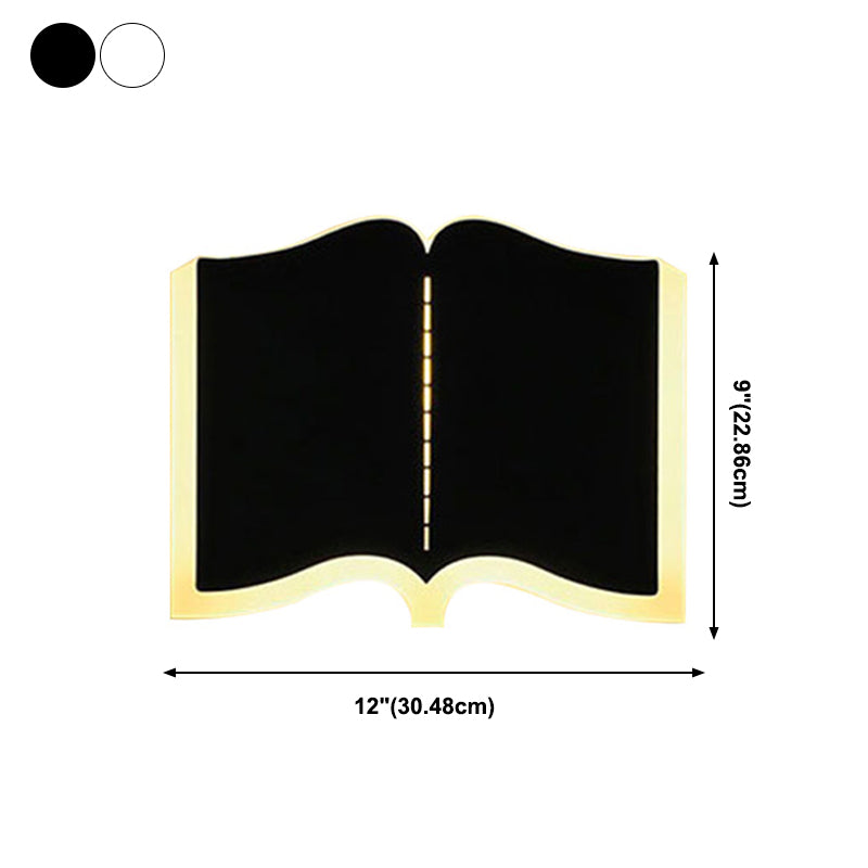 Buch Schatten Metall Wandleuchten moderner Stil 1 Leichtem Wandmontage Beleuchtung