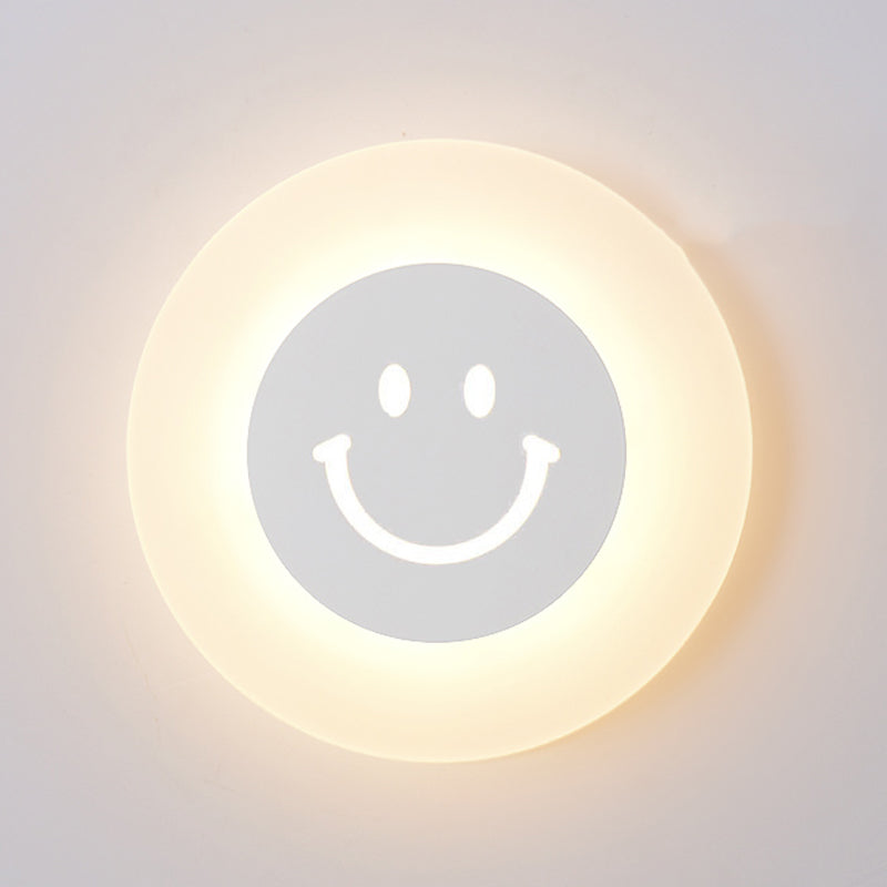 Moderner Stil Geometrischer Wandleuchten Metall Multi -Lichter Wandlampen in Weiß