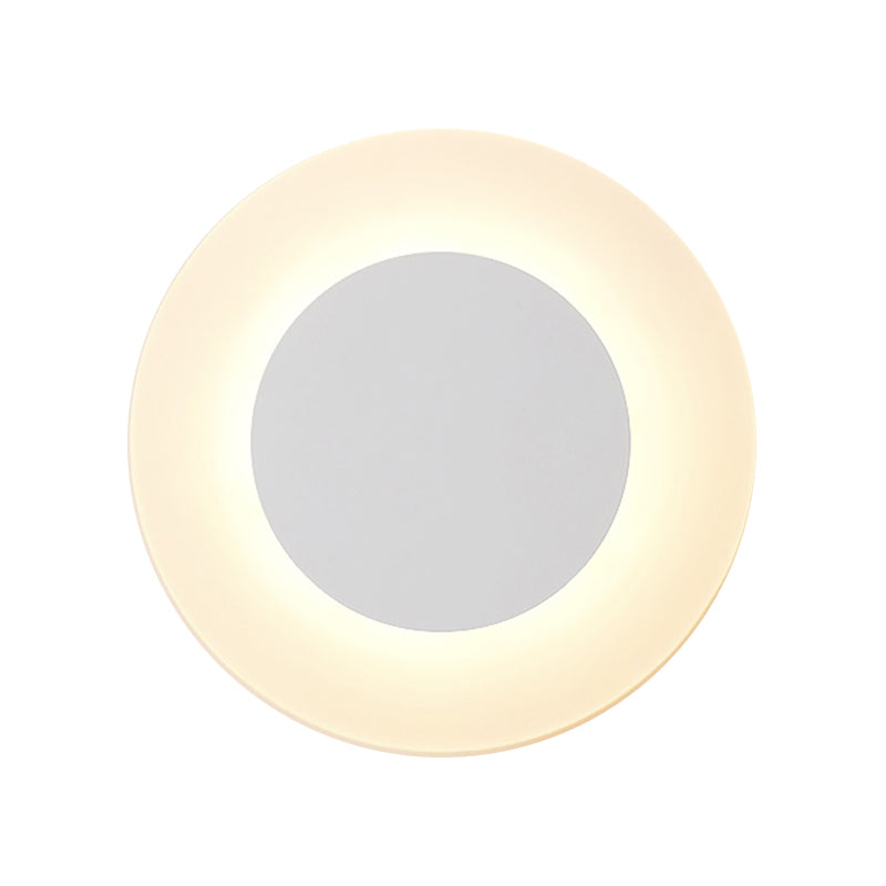 Moderner Stil Geometrischer Wandleuchten Metall Multi -Lichter Wandlampen in Weiß