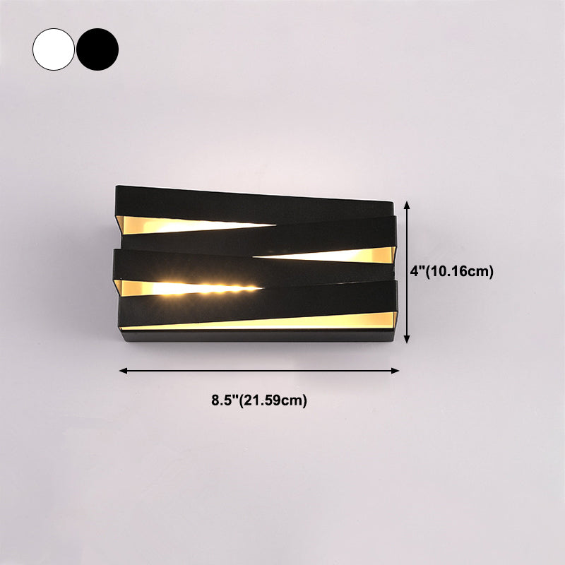 Geometrieform Wandleuchten moderne Metallwandmontageleuchten für Metallmontage