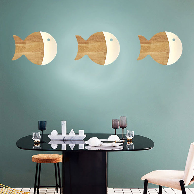 1 lumière géométrique murale desmpes murales de style moderne lumières murales en bois