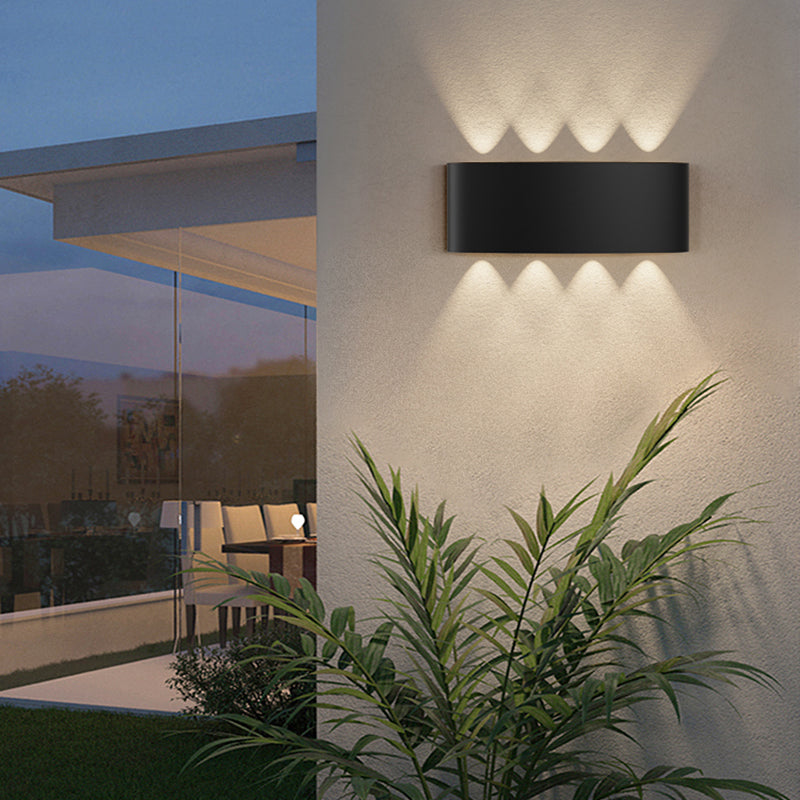 Géométrie des lumières murales de style moderne.