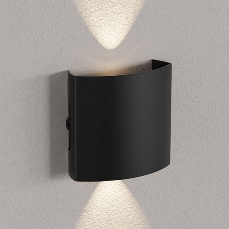 Géométrie des lumières murales de style moderne.