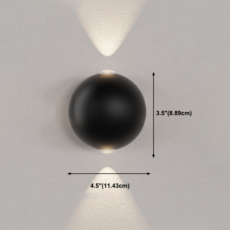 Géométrie des lumières murales de style moderne.