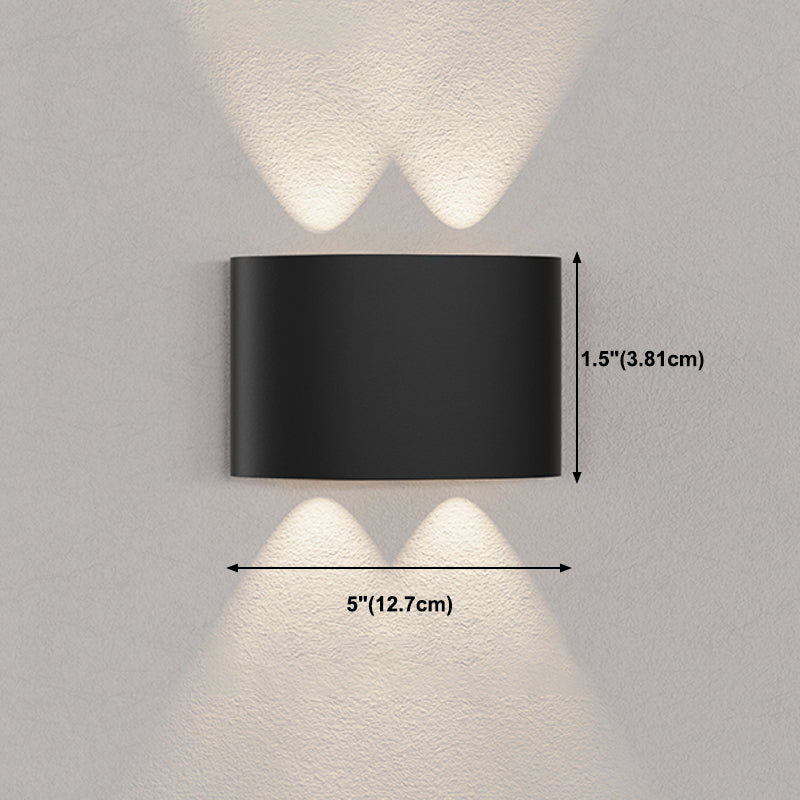 Géométrie des lumières murales de style moderne.