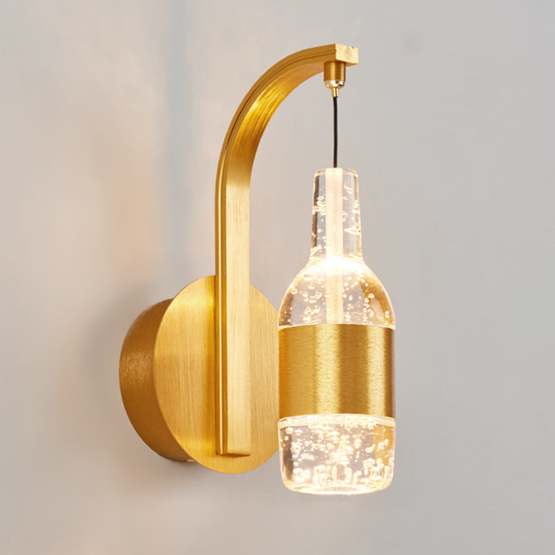 Éclairage de mur de style postmoderne à 1 lumière à 1 lumière pour chambre à coucher