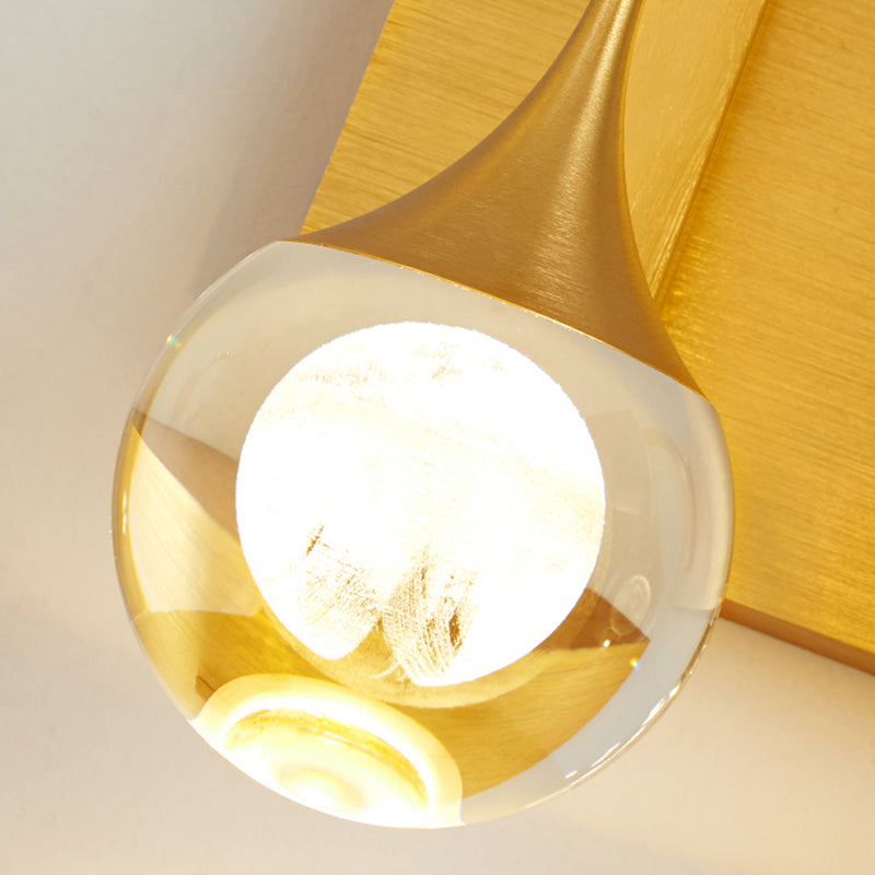 Éclairage de mur de style postmoderne à 1 lumière à 1 lumière pour chambre à coucher