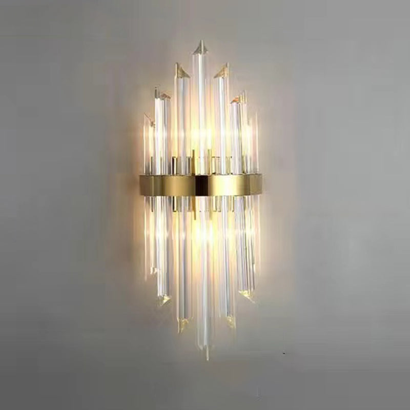 Forme géométrique Crystal Light Style moderne 2 lumières