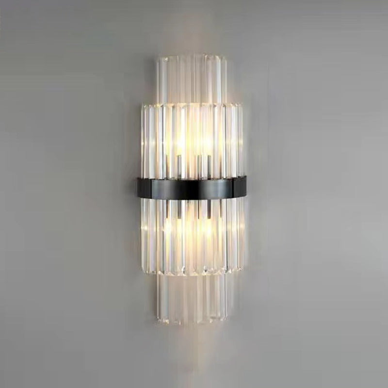 Forme géométrique Crystal Light Style moderne 2 lumières