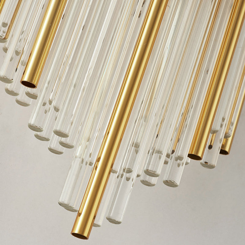 Forme géométrique Crystal Light Style moderne 2 lumières