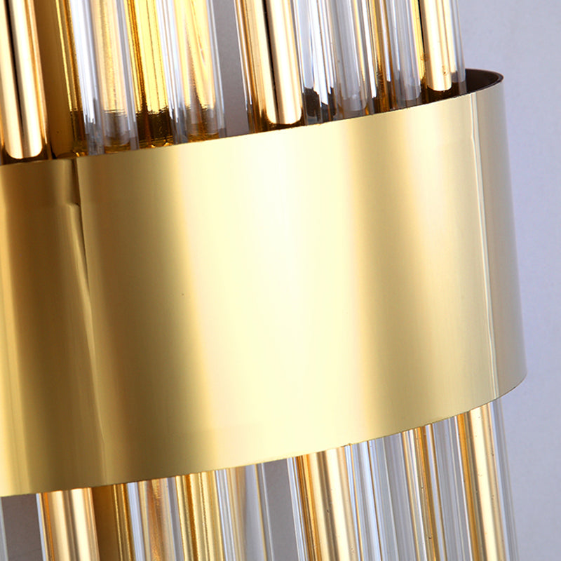 Forme géométrique Crystal Light Style moderne 2 lumières