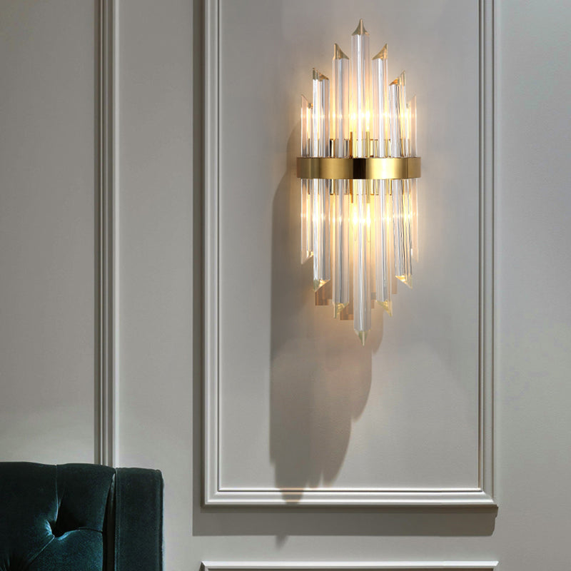 Forme géométrique Crystal Light Style moderne 2 lumières