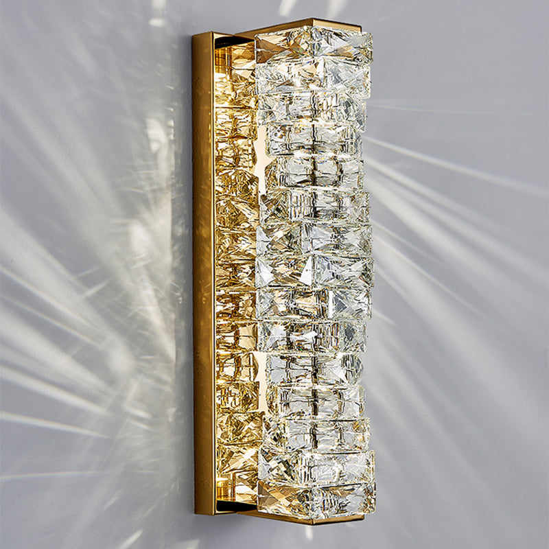 Ligera de pared de cristal de estilo de pared de tira múltiple de luz para el comedor para comedor