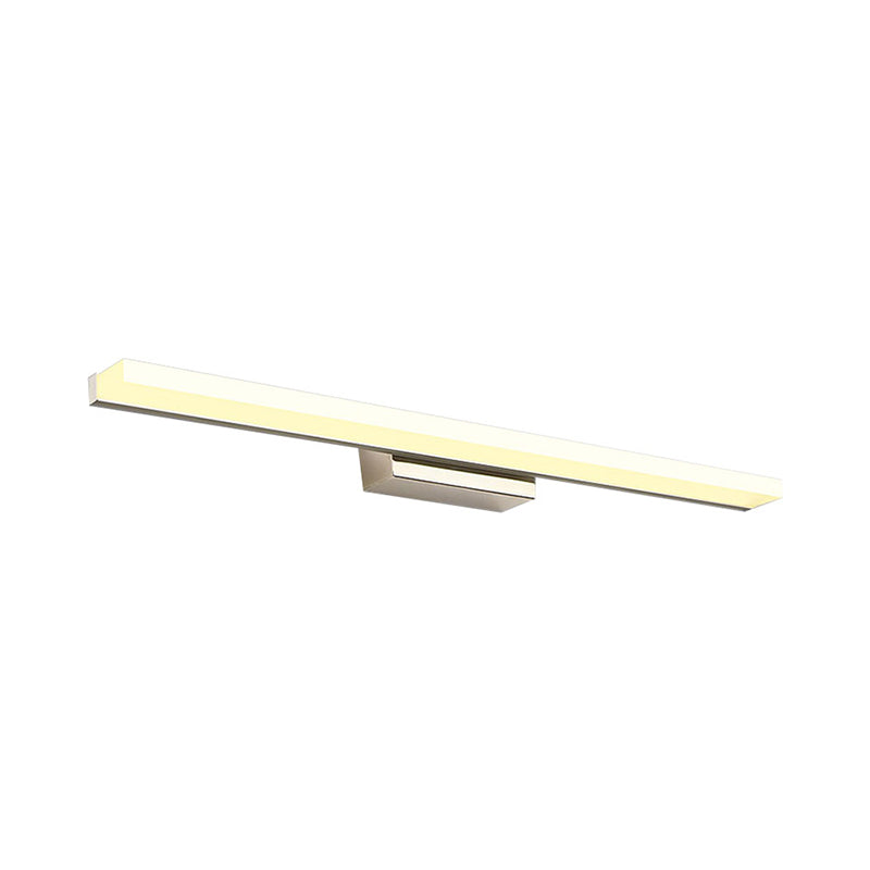 Metal Strip Wall Vanity Light Modern Style 1 Light Vanity Lighting Ideas