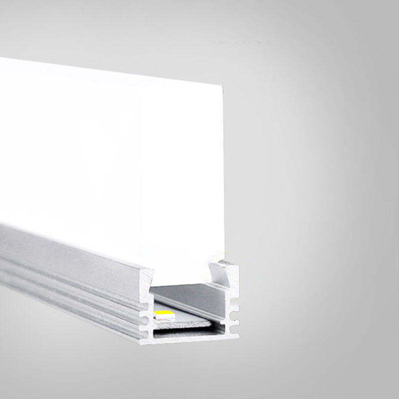 Metal Strip Wall Vanity Light Modern Style 1 Light Vanity Lighting Ideas