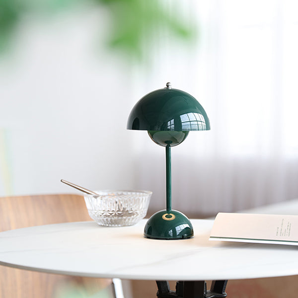 Halbkreis-Schlafzimmertischlampe Harz Minimalistische Nachttischlampe