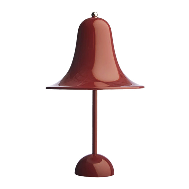 Minimalist Style Night Table Lamp Metal Hat Shape Bedroom Table Light