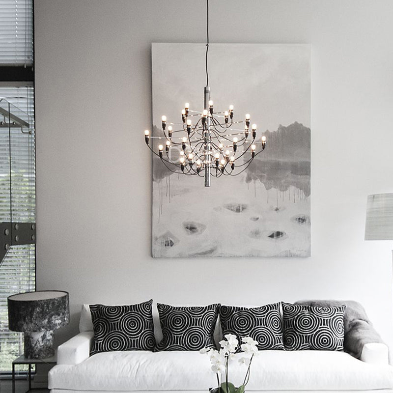 Sputnik Chandelier Industrial Style Multi Light Pendant for Living Room