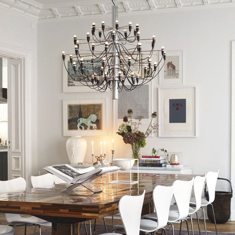 Sputnik Chandelier Industrial Style Multi Light Pendant for Living Room