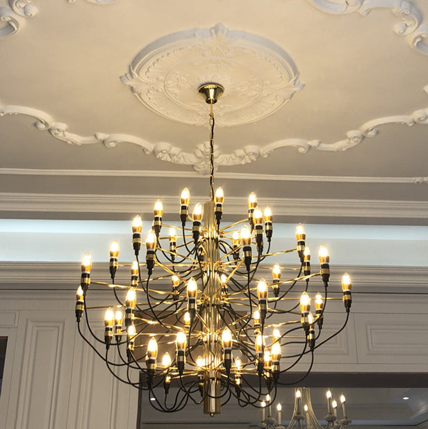 Sputnik Chandelier Industrial Style Multi Light Pendant for Living Room