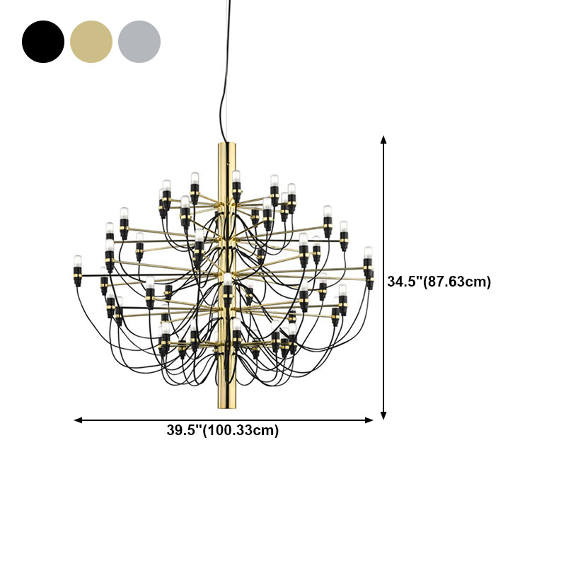 Sputnik Chandelier Industrial Style Multi Light Pendant for Living Room