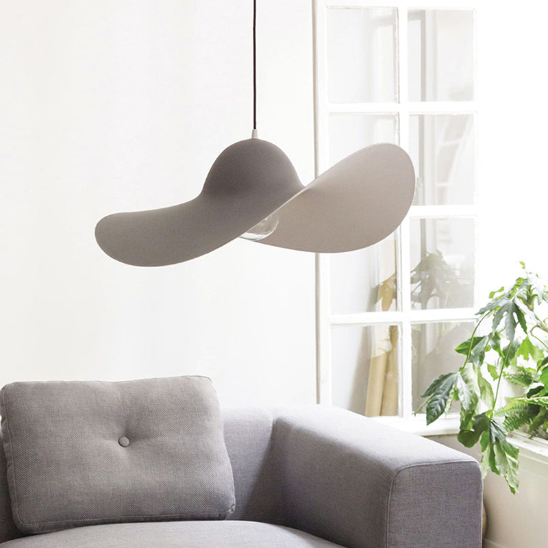 Hat-shaped Hanging Light Modern Pendent Lighting Fixture for Sitting Room