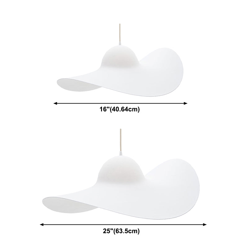 Hat-shaped Hanging Light Modern Pendent Lighting Fixture for Sitting Room