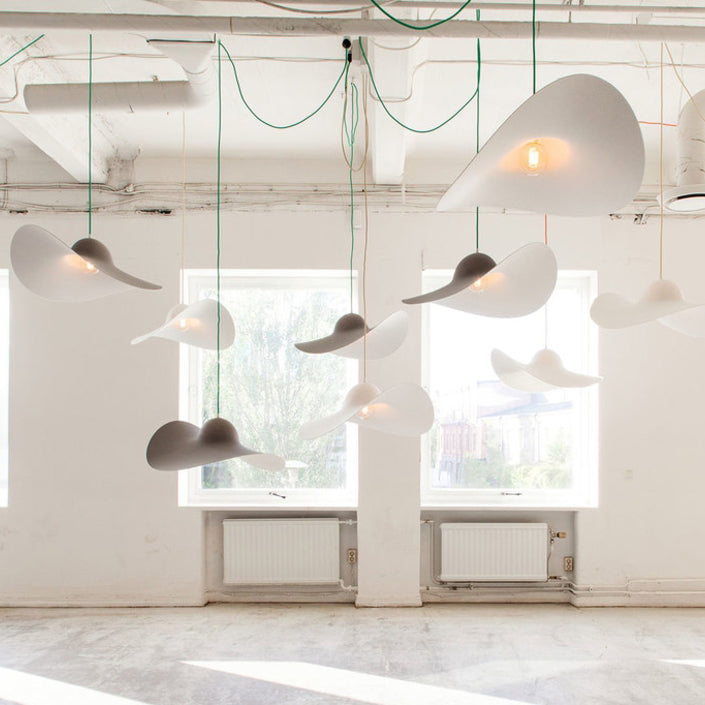 Hat-shaped Hanging Light Modern Pendent Lighting Fixture for Sitting Room