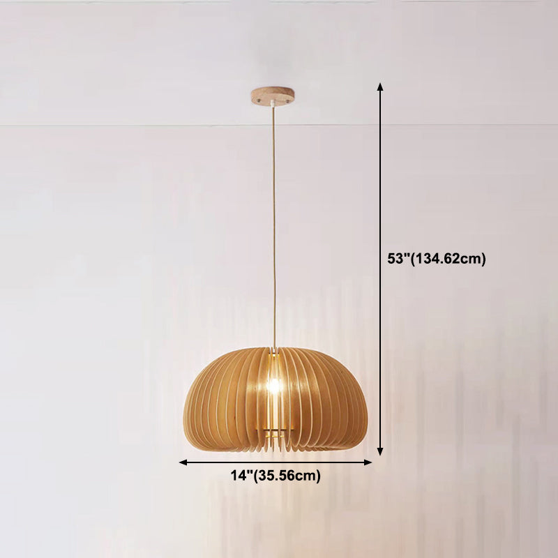 Nordic Style Pendant Ceiling Light Wood Living Room Hanging Light Fixture