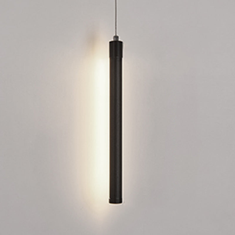 Linear Shape Metal Hanging Light Modern Style 1 Light Hanging Light Fixtures