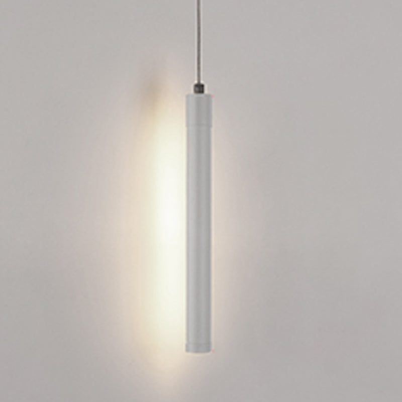 Linear Shape Metal Hanging Light Modern Style 1 Light Hanging Light Fixtures