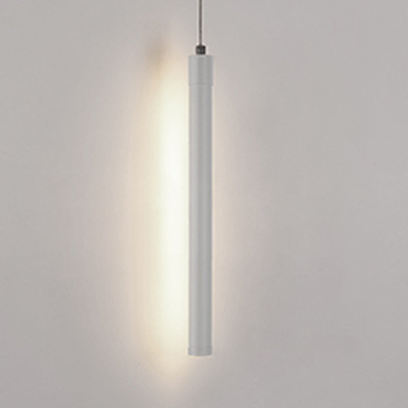 Linear Shape Metal Hanging Light Modern Style 1 Light Hanging Light Fixtures