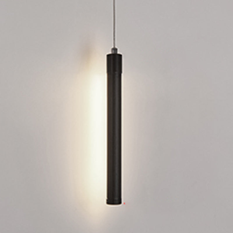 Linear Shape Metal Hanging Light Modern Style 1 Light Hanging Light Fixtures