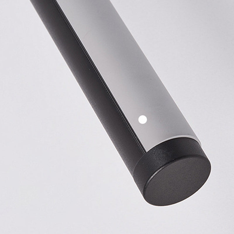 Linear Shape Metal Hanging Light Modern Style 1 Light Hanging Light Fixtures