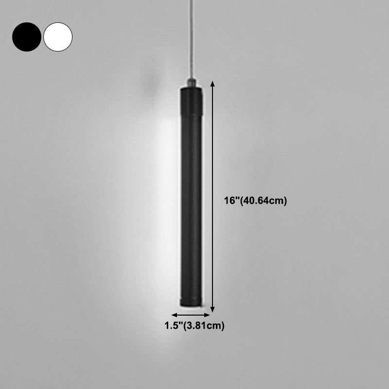 Linear Shape Metal Hanging Light Modern Style 1 Light Hanging Light Fixtures