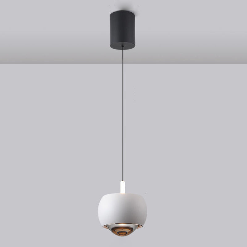 Spherical Shape Hanging Lighting Modern Style Metal 2 Light Hanging Lamp for Living Room