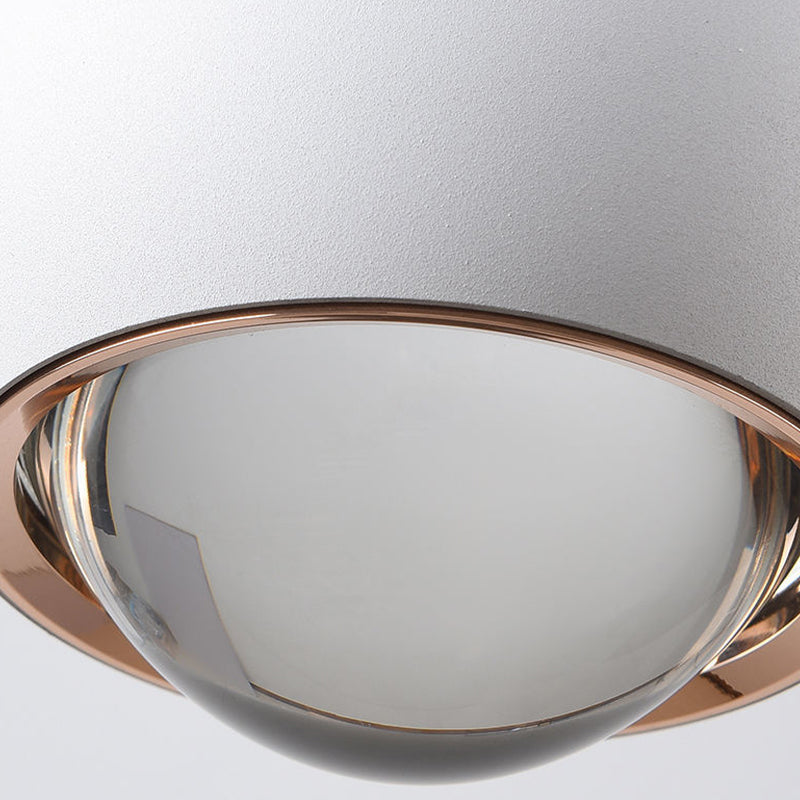 Spherical Shape Hanging Lighting Modern Style Metal 2 Light Hanging Lamp for Living Room