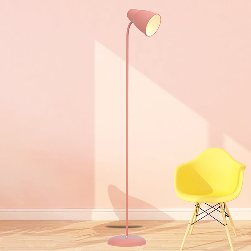 Geometric Metal Floor Light Modern Style 1 Light  Floor Light Fixtures