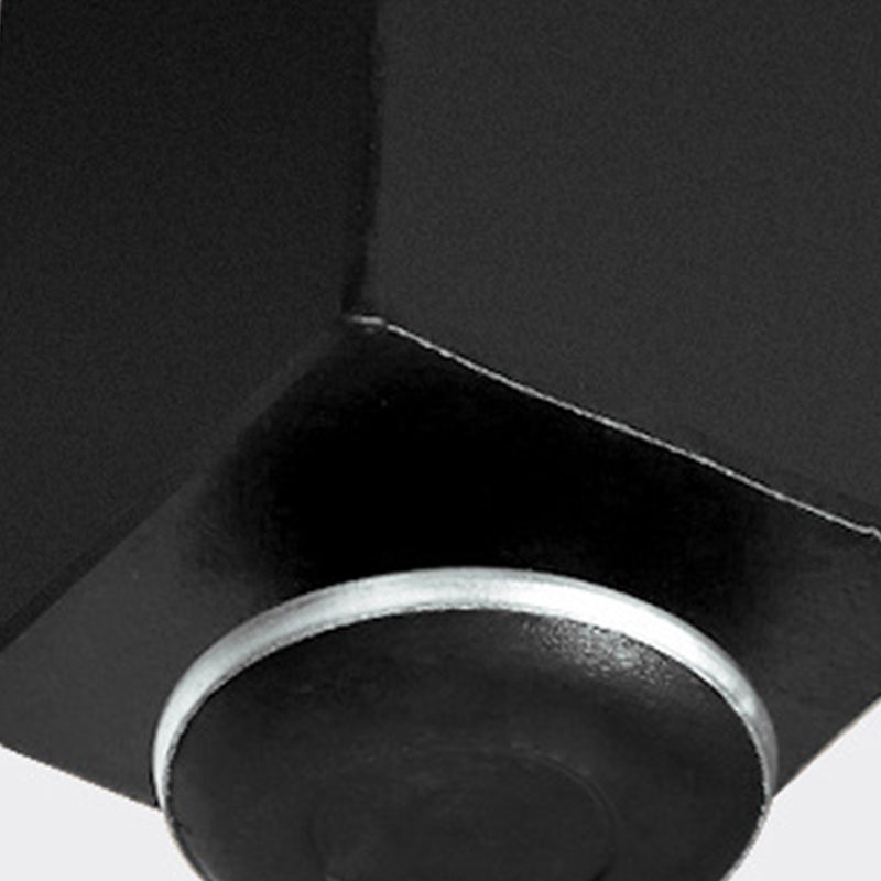 Brown Modern Style Bar Table in Metal and Wood Indoor Counter Table