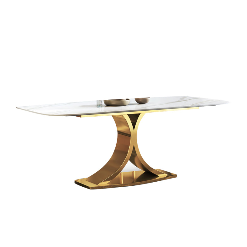 Modern 1/4/5/6/7 Pieces Dining Table Set Sintered Stone Dinette Set for Home Use