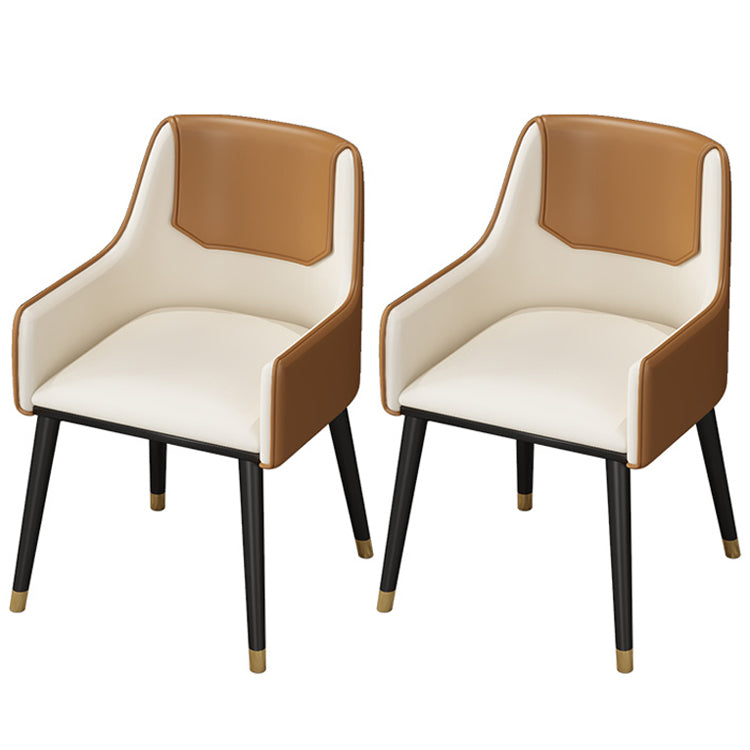 1/2/5/7 pièces Luxury Dining Ensemble à manger en pierre fritté avec chaises en cuir