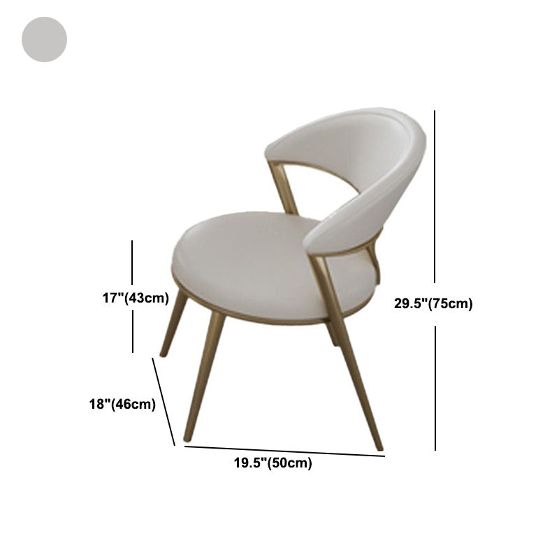 Modern 1/2/5/6 Pieces Acrylic Dining Table Set with White Sintered Stone Top Dinette Set