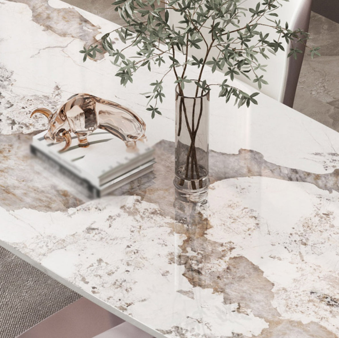 1/2/2/5/6/7 PIÈCES PIÈCES DANS DE CUIE INDOOR Table et chaise fritté