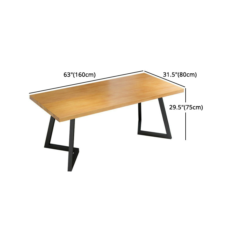 Industrial 1/2/5/7 Pièces Ensemble de restauration Table à manger en bois massif avec chaises