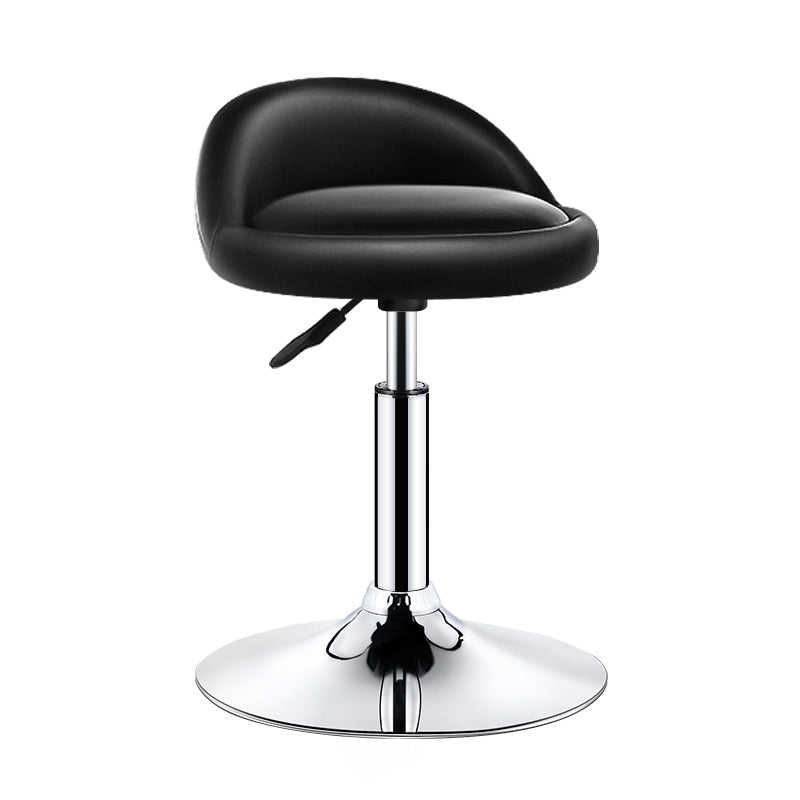 Modern Rotatable Adjustable Counter Stool Steel Cashier Bar Stool with Cushion and Pedal