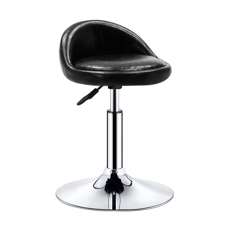 Modern Rotatable Adjustable Counter Stool Steel Cashier Bar Stool with Cushion and Pedal