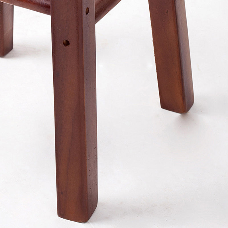 Taburete de bar moderno sin brazos con respaldo, taburete de bar de madera con asiento y pedal de madera